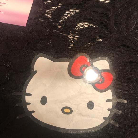 Gorgeous vintage hello kitty lace pin up doll dress and earrings 🍒 - Picture 6 of 16